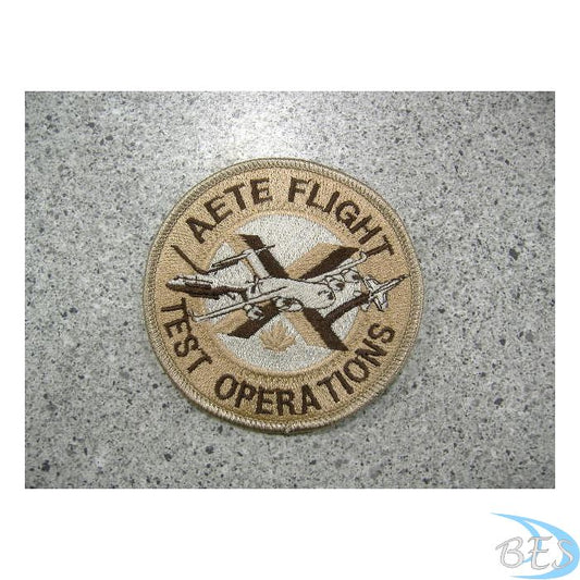 AETE Flight Test Operations Patch Tan