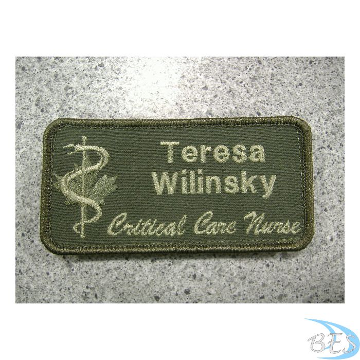 Critical Care Nurse Nametag LVG