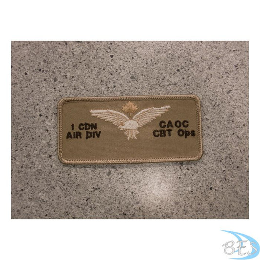 1CAD-CAOC CBT Ops nametag tan