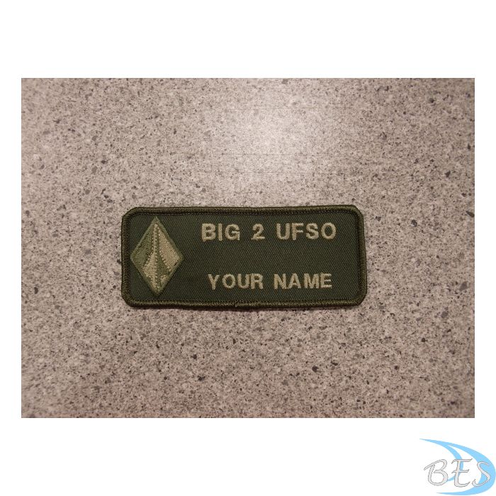 Big 2 UFSO Nametag LVG