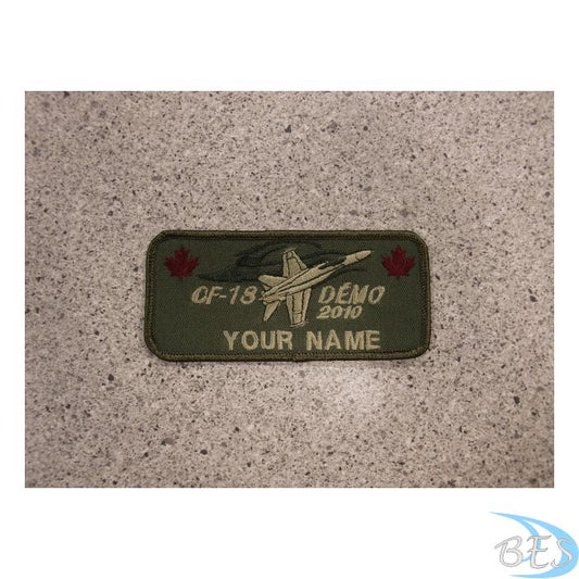 CF-18 Demo 2010 Nametag LVG