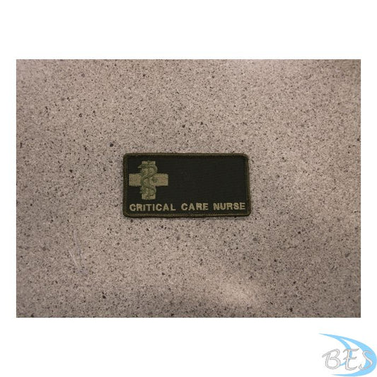 Critical Care Nurse nametag LVG