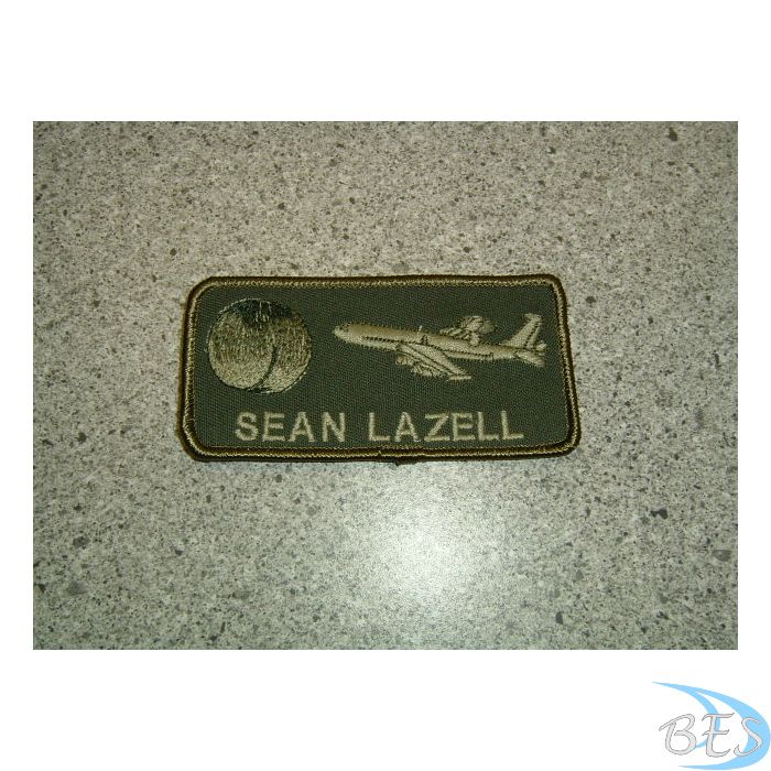 552 ACW TINKER AFB - LVG Nametag with Peach