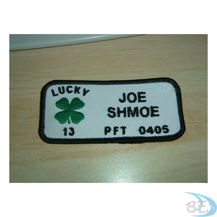 Pilot Flight Training "Lucky 13" Nametag