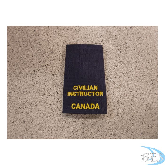 Civilian Instructor Slip-ons Gold on navy