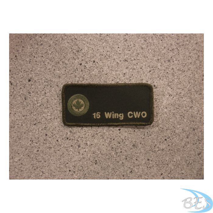 15 Wing CWO Nametag LVG