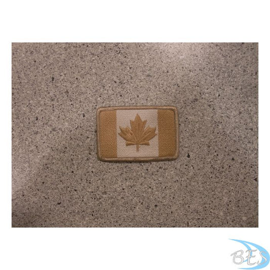 Tan Maple Leaf Flag Patch