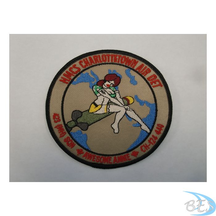 HMCS CHARLOTTETOWN Helairdet PATCH COLOURED Tan