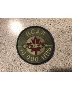 10156 64F- RCAF 10000 Hours Patch Coloured LVG