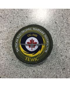 10277 371B - Tactical Electronic Warfare Instructor Course Patch Coloured LVG - TEWIC CC-130JH - 3 Wing