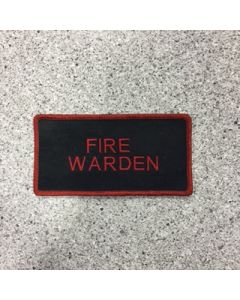 10614 - Fire Warden Name Patch - Military