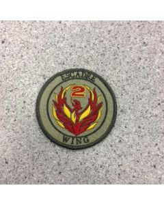 11012 388E - 2 Wing Escadre Coloured LVG Patch - Military