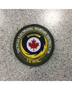12157 434B - TEWIC Coloured LVG Patch - Engineer - 3 Wing