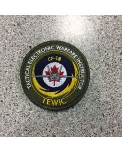 12163 434B - TEWIC Coloured LVG Patch - CF18 - Military