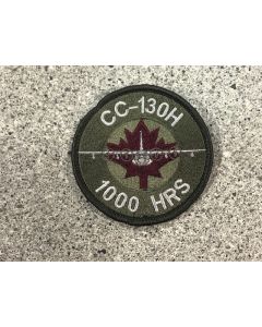 12881 - C-130 H Hercules Coloured LVG 1000 Hours Patch - Air to Air Refuelling