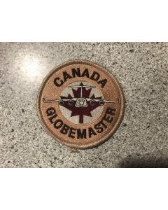 14777 24F- Canada Globemaster Coulored Tan Patch