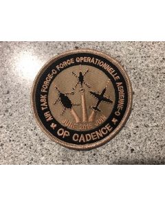 14801 27A- Air Task Force-C OP CADENCE Patch Tan