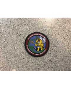 15037 55 C - Op Caribbe 2018 HMCS MONCTON, Clear and Present Danger Patch