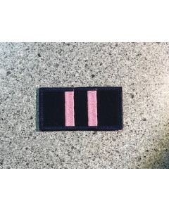 15144 178D - 2x3 Pink Capt, two 2 bars on navy stahls