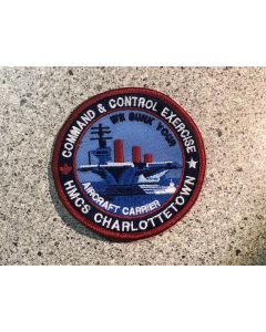 15423 132B - Command & Control Exercise - HMCS CHARLOTTETOWN - We sunk you’re a/c carrier Patch