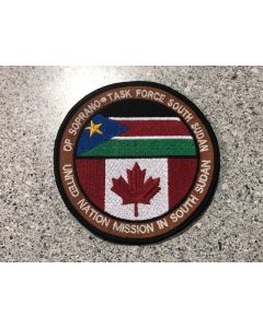 17408 309 G - Op Soprano - Task Force South Sudan Patch