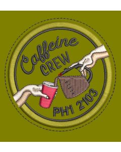 18240 589 D - PFT 2103 - Caffeine Crew Coloured LVG Patch (CGI)