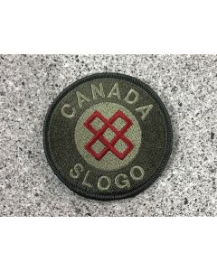 18553 - Canada SLOGO Coloured LVG Patch - With Logistics Logo