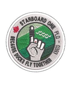 18812 - STARBOARD ONE PLT - 0393 Ducks fly together patch