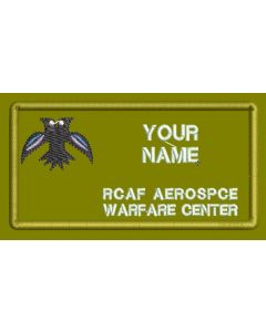 19422 - RCAF Aerospace Warfare Centre Coloured LVG Nametag