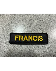 20106 - Francis Nametags 5.375" W x 1.5 H