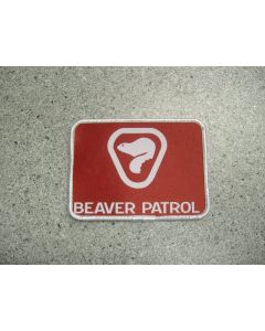 2231PM - Beaver Patrol Logo Patch Heat Transfer