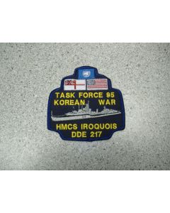 2346 - Task Force 95 Korean War Patch - HMCS IROQUOIS