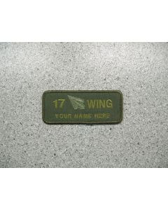 2863 - 17 Wing Ops Nametag LVG