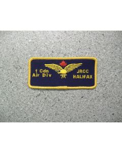 3934 - 1 Cdn Air Div - JRCC Halifax Nametag