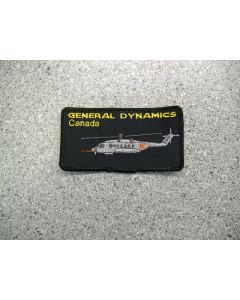 4207 - General Dynamics Nametag on black