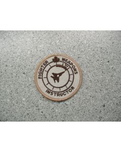 4372 128 B - Fighter Weapons Instructor Patch Tan