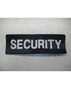 4385 70 - Security 10x4 Silver on black