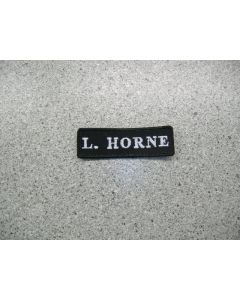 4959 - L. Horne Nametag