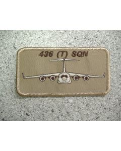 5057 - 436 (T) Squadron Nametag Tan