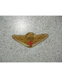5485 - Full size Airborne wings with red maple leaf