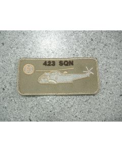 5578 200 F - 423 squadron nametag tan on tan fabric