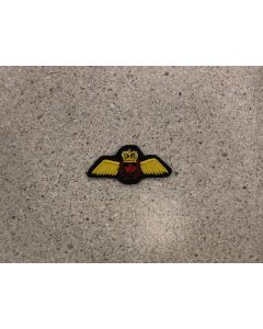 5925 252 A - Pilot Wings 2.5 inches on black felt