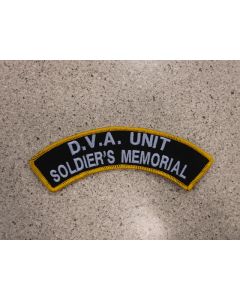 6328 - DVA Unit Patch Soldier's Memorial