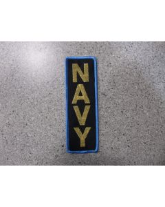 8078 - Navy Patch Vertical