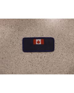 8354 Canadian Flag Nametag