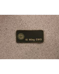 8561 - 15 Wing CWO Nametag LVG