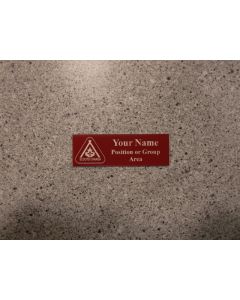 LE2 - Plastic laser engraved Rover nametag