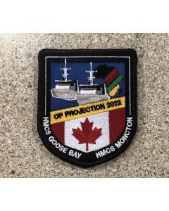 18695 - Op Projection 2022 - HMCS GOOSE BAY and MONCTON Patch